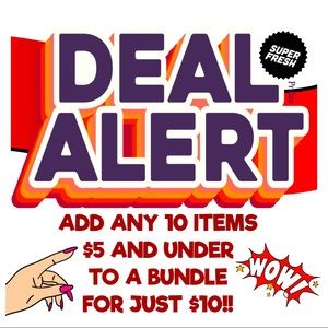 10/$10-ALL ITEMS $5 and below!
